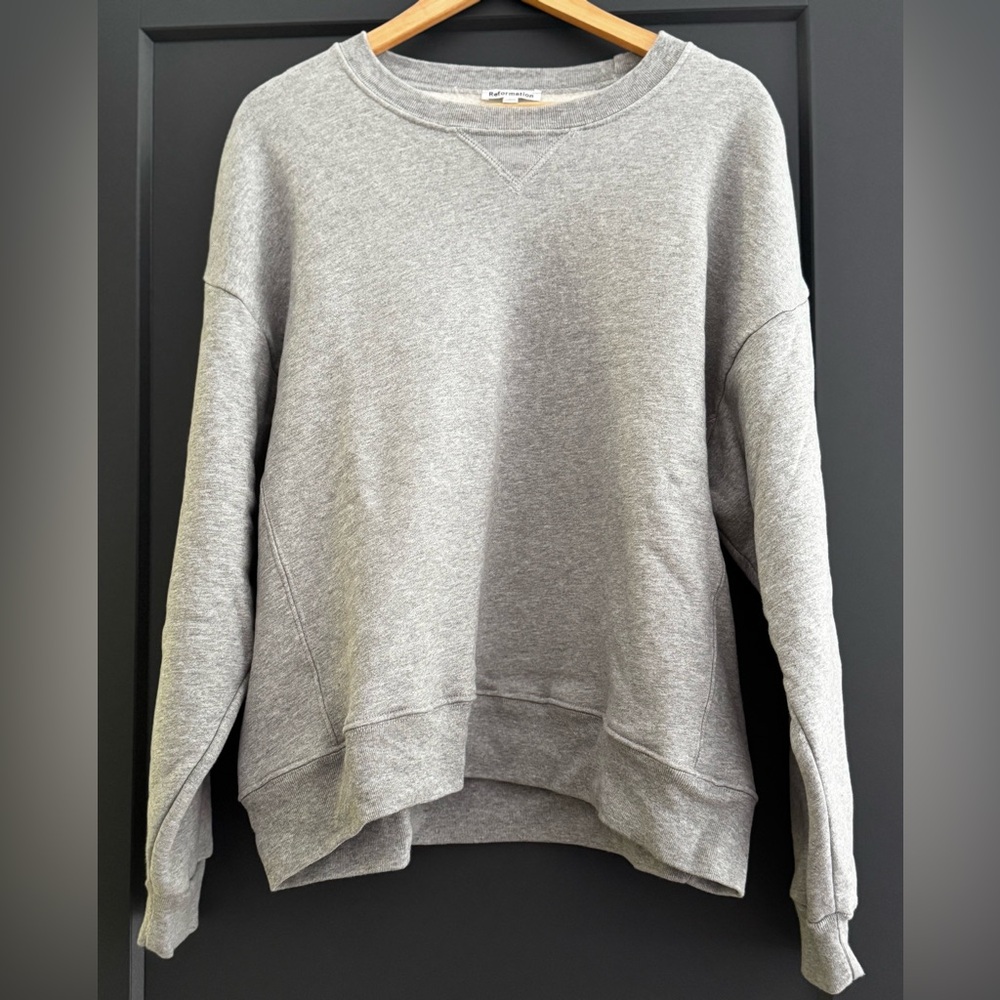 Reformation Gray Sweatshirt